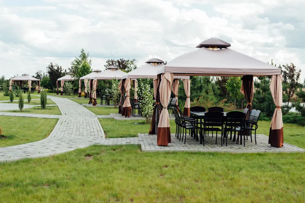 Pérgola a medida jardín